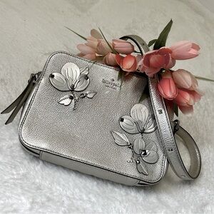 Kate Spade Light Metallic Floral Crossbody